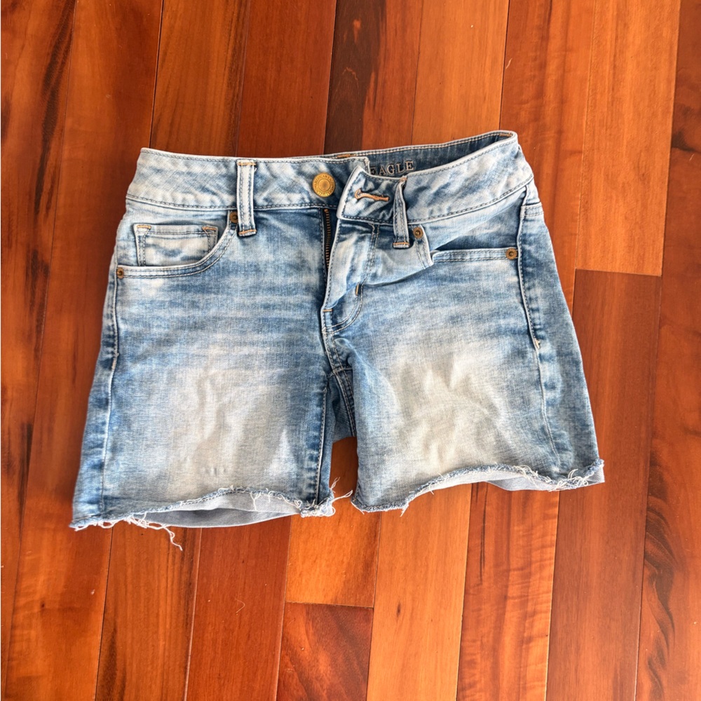 American Eagle Outfitters Light Blue Jean Shorts